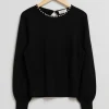 Store & Other Stories Pull Orné De Perles Noir