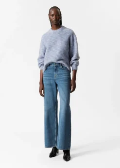 Best & Other Stories Pull Oversize En Maille Bleu clair