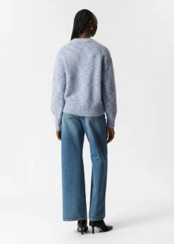 Best & Other Stories Pull Oversize En Maille Bleu clair