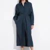 Clearance & Other Stories Robe Chemise Midi Ajustable