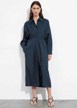Clearance & Other Stories Robe Chemise Midi Ajustable