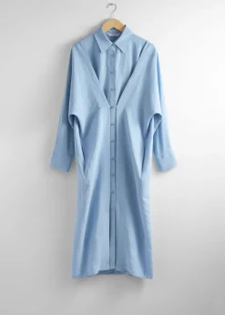 Clearance & Other Stories Robe Chemise Midi Ajustable