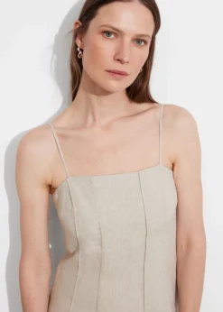 Outlet & Other Stories Robe Courte à Bretelles En Lin
