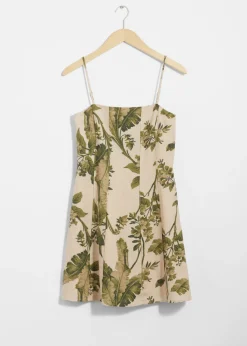 Outlet & Other Stories Robe Courte à Bretelles En Lin