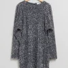 Online & Other Stories Robe Courte à Sequins Sequins gris
