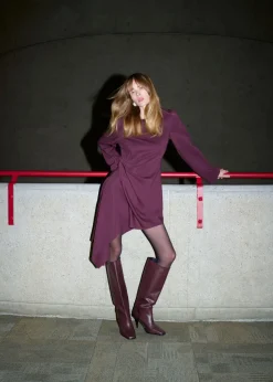 Best Sale & Other Stories Robe Courte Asymétrique Violet