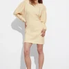 Discount & Other Stories Robe Courte Cintrée Jaune