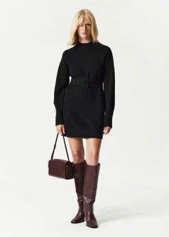 Clearance & Other Stories Robe Courte En Maille Avec Ceinture