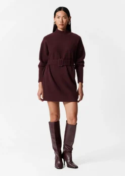 Clearance & Other Stories Robe Courte En Maille Avec Ceinture