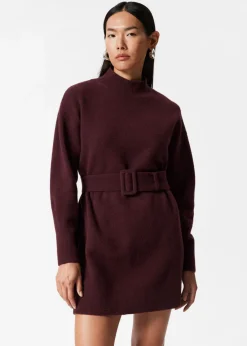 Clearance & Other Stories Robe Courte En Maille Avec Ceinture
