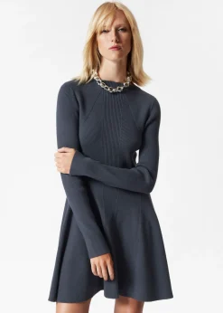 Best & Other Stories Robe Courte En Maille Côtelée