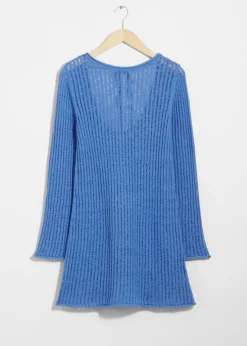 Sale & Other Stories Robe Courte En Maille Côtelée