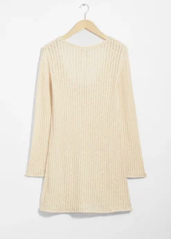 Sale & Other Stories Robe Courte En Maille Côtelée