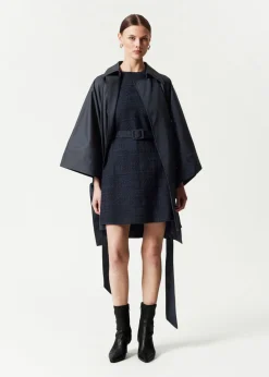 New & Other Stories Robe Courte En Tweed Avec Ceinture