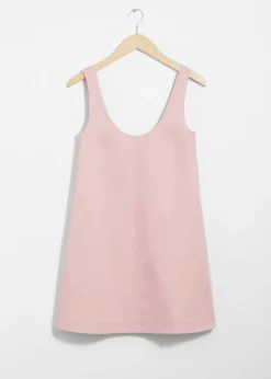 Flash Sale & Other Stories Robe Courte Sans Manches Rose