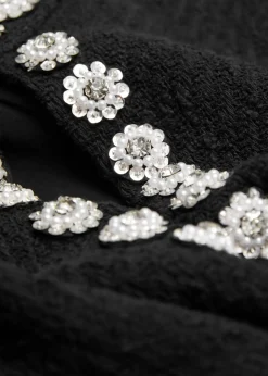 Discount & Other Stories Robe Courte Sans Manches Avec Strass Noir