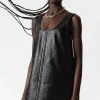 Clearance & Other Stories Robe Courte Trapèze Sans Manches Noir
