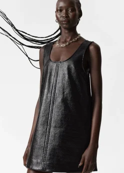 Clearance & Other Stories Robe Courte Trapèze Sans Manches Noir