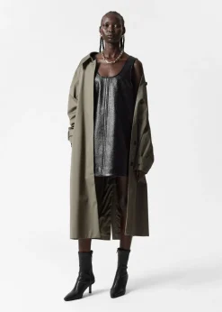 Clearance & Other Stories Robe Courte Trapèze Sans Manches Noir