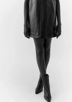 Clearance & Other Stories Robe Courte Trapèze Sans Manches Noir