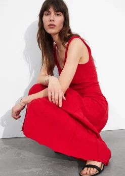 Cheap & Other Stories Robe Débardeur Midi Ajustée
