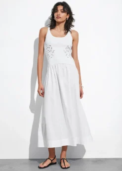 Best Sale & Other Stories Robe Débardeur Midi Brodée