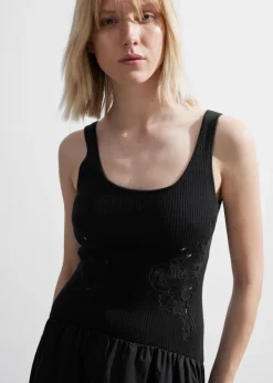 Best Sale & Other Stories Robe Débardeur Midi Brodée