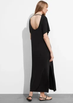 Flash Sale & Other Stories Robe Longue à Dos Ouvert Noir