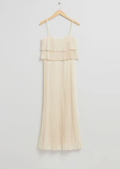 Sale & Other Stories Robe Longue Plissée à Bretelles
