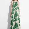 Cheap & Other Stories Robe Longue Plissée à Dos Nu