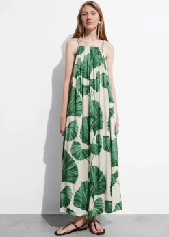Cheap & Other Stories Robe Longue Plissée à Dos Nu