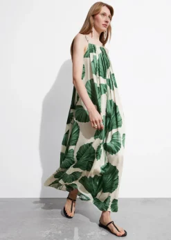 Cheap & Other Stories Robe Longue Plissée à Dos Nu