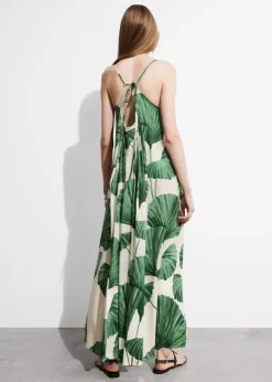 Cheap & Other Stories Robe Longue Plissée à Dos Nu