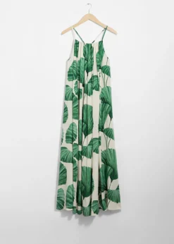 Cheap & Other Stories Robe Longue Plissée à Dos Nu