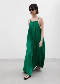 Cheap & Other Stories Robe Longue Plissée à Dos Nu