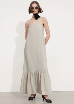 Hot & Other Stories Robe Midi à Bretelles En Lin