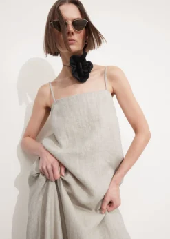 Hot & Other Stories Robe Midi à Bretelles En Lin