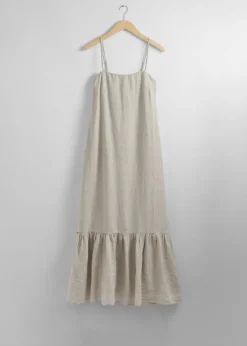 Hot & Other Stories Robe Midi à Bretelles En Lin