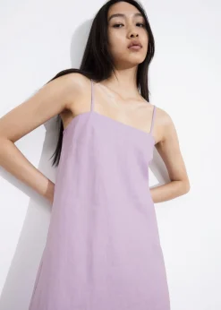Hot & Other Stories Robe Midi à Bretelles En Lin