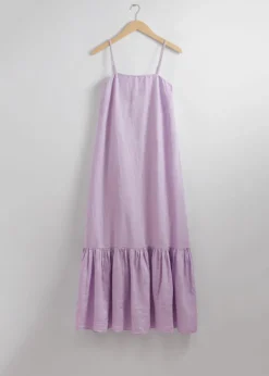Hot & Other Stories Robe Midi à Bretelles En Lin