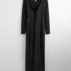Outlet & Other Stories Robe Midi à Détail Torsadé Noir