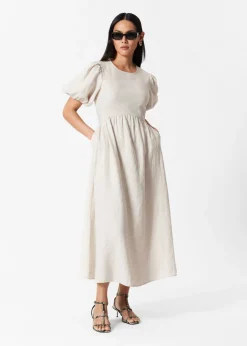 Sale & Other Stories Robe Midi à Manches Ballon