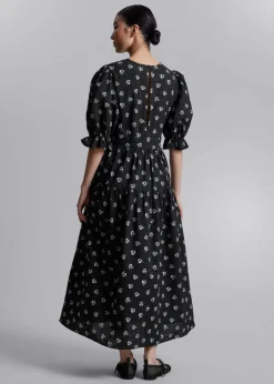 Sale & Other Stories Robe Midi à Manches Ballon