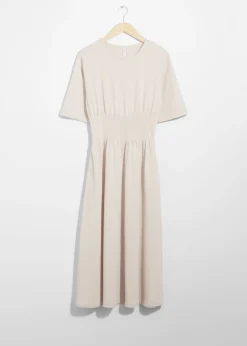 Sale & Other Stories Robe Midi à Manches Courtes