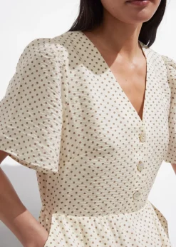 Hot & Other Stories Robe Midi à Manches Volantées