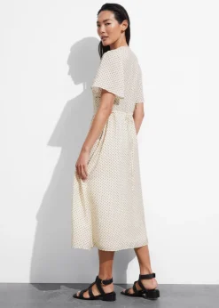 Hot & Other Stories Robe Midi à Manches Volantées