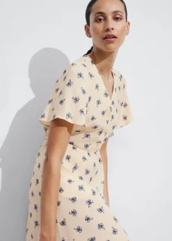 Hot & Other Stories Robe Midi à Manches Volantées