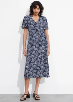 Hot & Other Stories Robe Midi à Manches Volantées