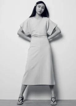 Store & Other Stories Robe Midi à Manches Volantées