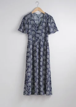 Hot & Other Stories Robe Midi à Manches Volantées